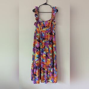 Pinkblush Floral Maternity Midi Sundress